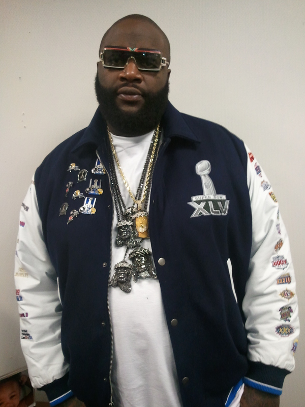 rick ross chain of himself wearing a chain. Miami native Rick Ross was