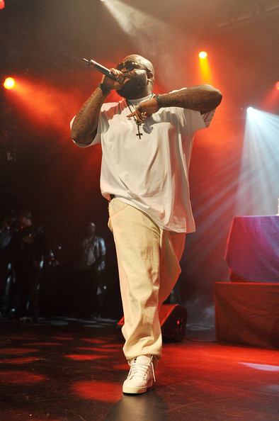 rick ross chain of himself wearing a chain. RICK ROSS IS WEARING