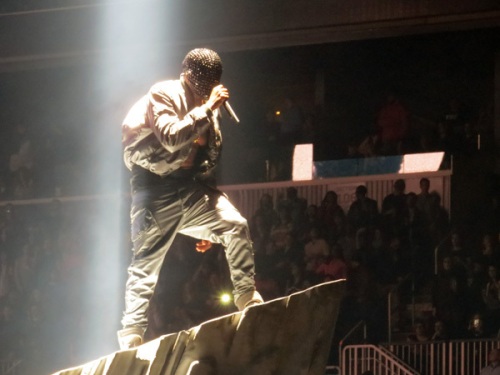 Kanye West Performs at the Barclays Center